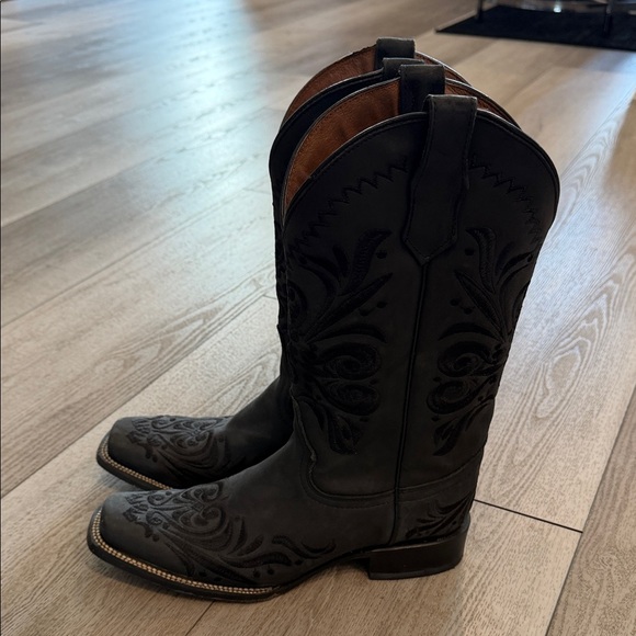 Circle G Shoes - Circle G Black Heeled Boots